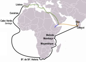 Afrika ve Hindistan'ın keşfi.