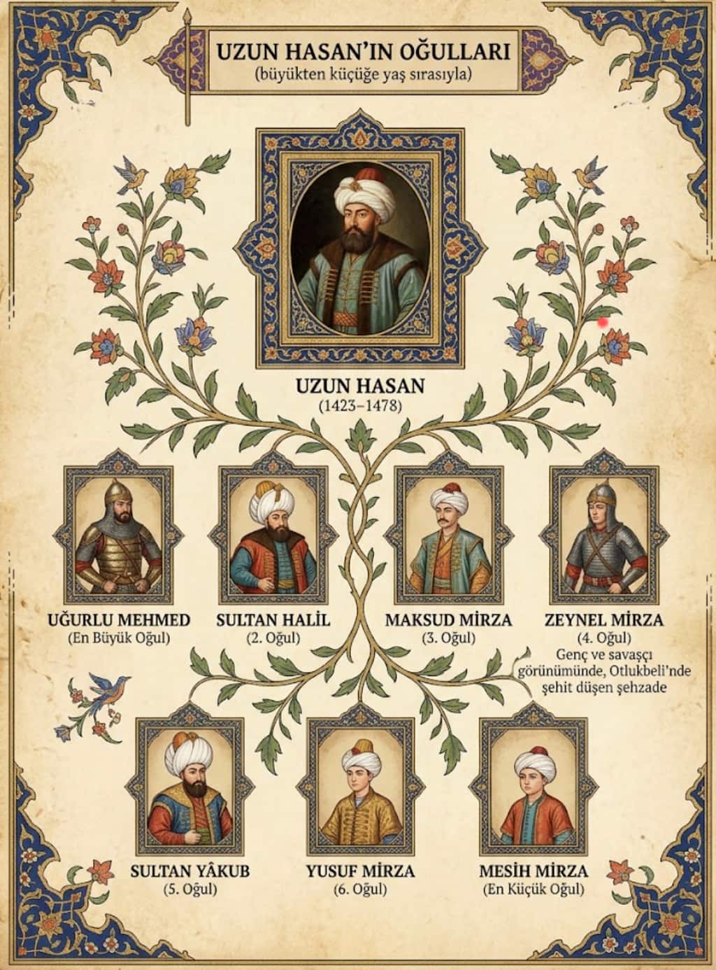Uzun Hasan'ın erkek çocukları